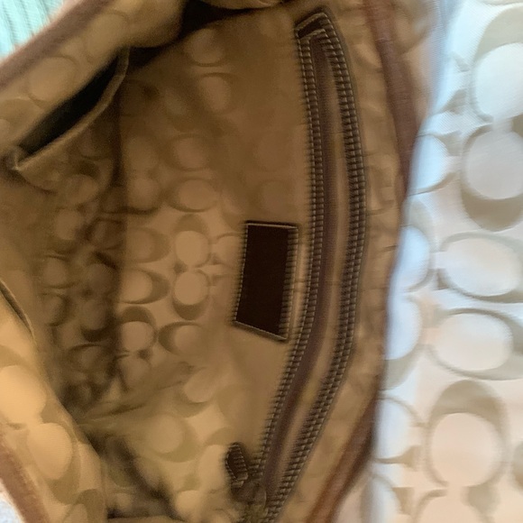 Coach Brown Suede Handbag - Picture 5 of 9